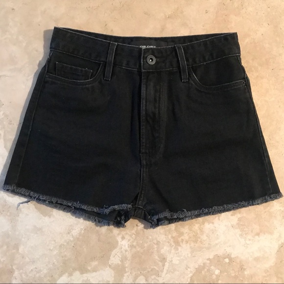 NWOT John John lab high waisted  frayed shirt - Picture 2 of 4